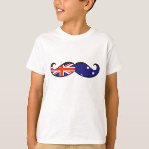 Australian Flag Moustache T-Shirt