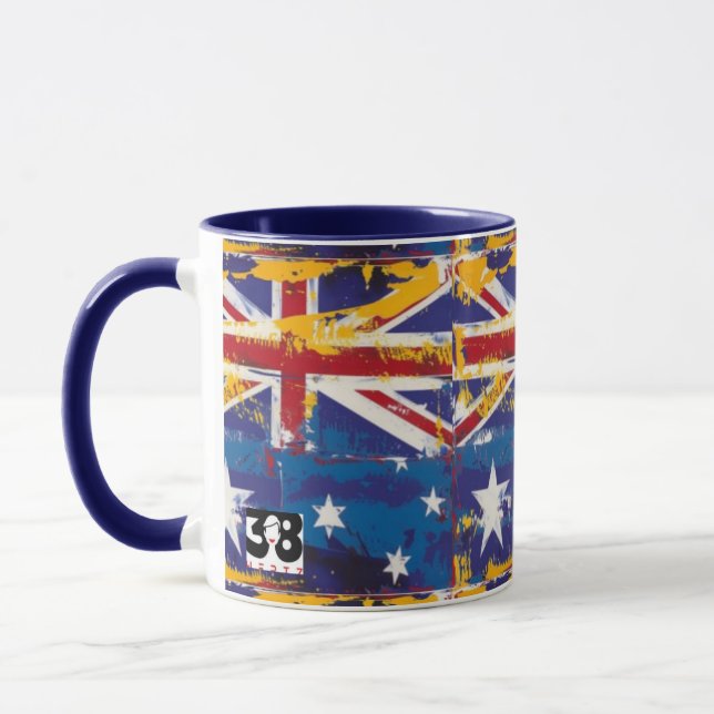 Australian Flag Mug (Left)