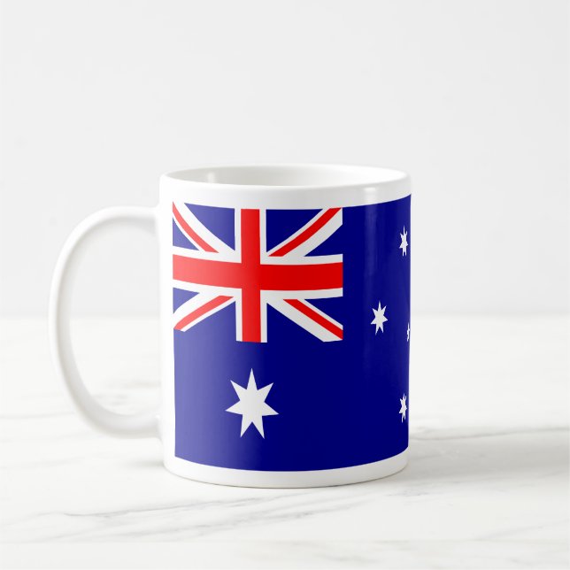 Australian Flag Mug Wide Version (Left)
