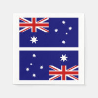 Australian Flag Naplins