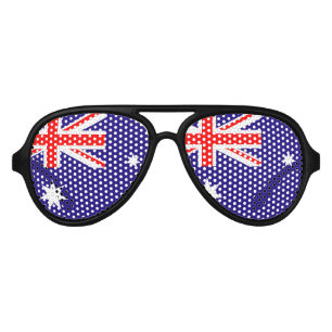 Australian flag party glasses   Australia Day fun