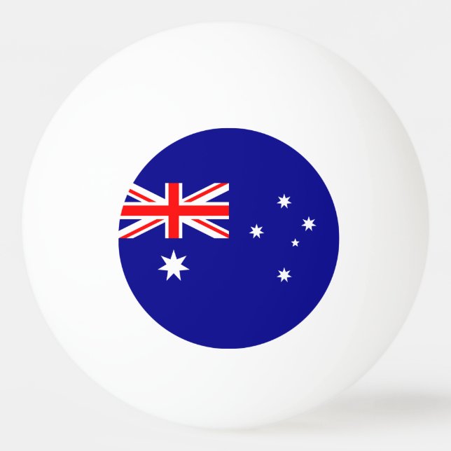 Australian Flag Ping Pong Ball (Front)