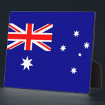 Australian Flag Plaque<br><div class="desc">Enhance your decor with our distinguished plaque featuring the flag of Australia! Crafted with meticulous attention to detail, this plaque is more than just a decorative piece; it's a celebration of Australian heritage and national pride. The bold design proudly showcases the iconic elements of the Australian flag, including the Union...</div>