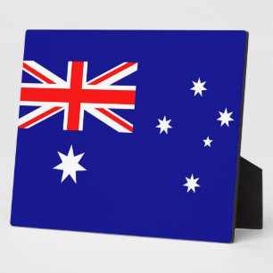 Australian Flag Plaque