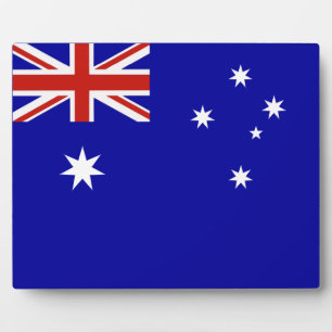 Australian flag plaque