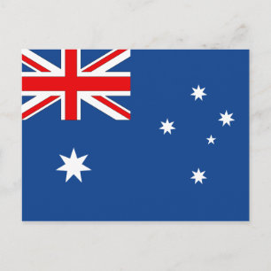 Australian Flag Postcard