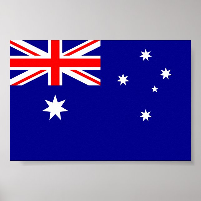 Australian Flag Poster (Front)