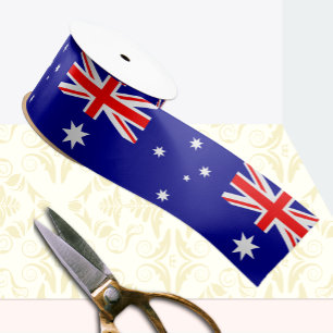 Australian Flag Ribbon, travel / sports, Australia Grosgrain Ribbon