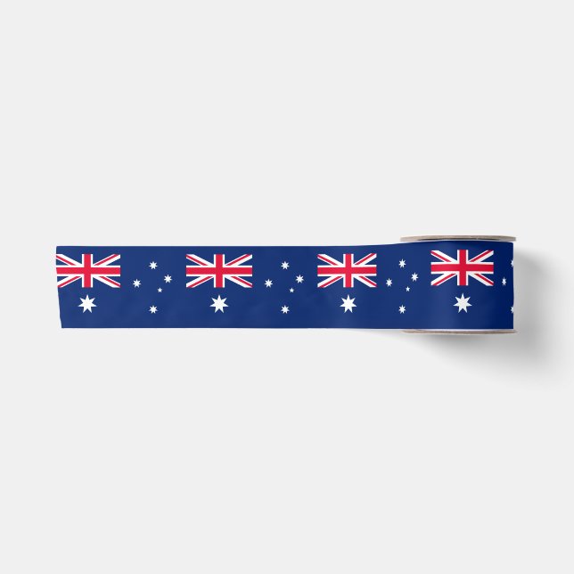 Australian Flag Satin Ribbon (Front)