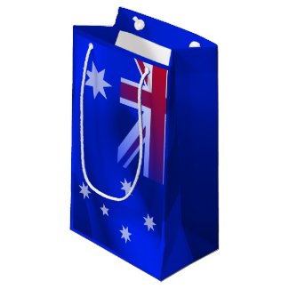 Australian flag small gift bag