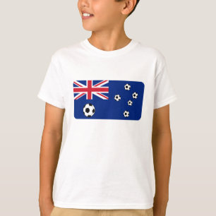 Australian Flag Soccer Balls T-Shirt