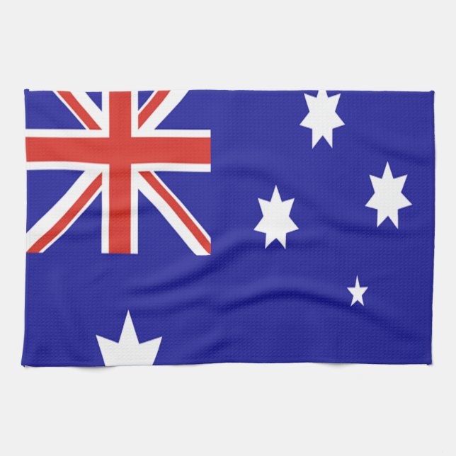 Australian Flag Tea Towel (Horizontal)