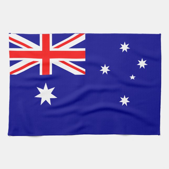 Australian Flag Tea Towel (Horizontal)