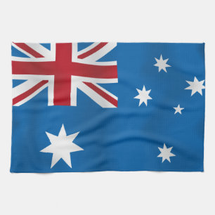 Australian flag tea towel