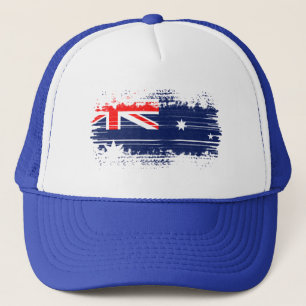 Australian flag trucker hat