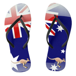 Australian glossy flag thongs