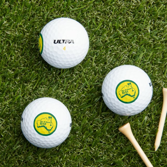 Australian Golfing Gifts Golf Balls (Insitu Grass)