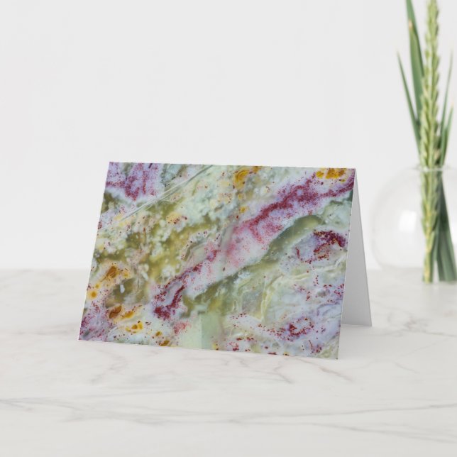 Australian Green Opalite Card (Front)