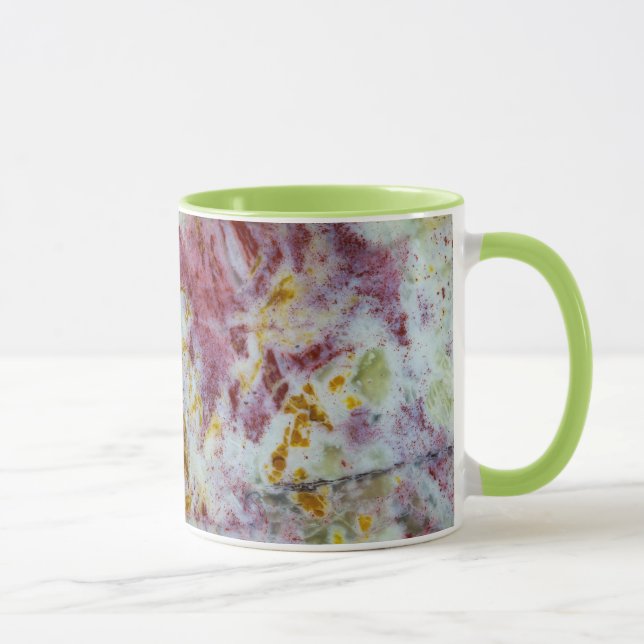 Australian Green Opalite Slab Mug (Right)
