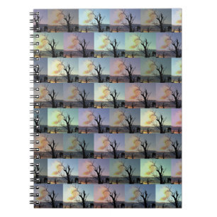 Australian Gum Tree Abstract Art, Notebook