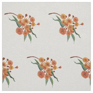 Australian gum tree blossoms fabric
