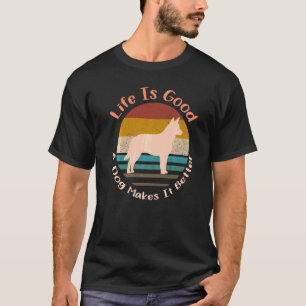 Australian Heeler Cattle Dog Retro T-Shirt