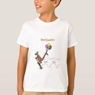 Australian humour kangaroo cartoon illustration T-Shirt