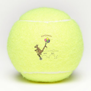 Australian humour kangaroo cartoon illustration tennis balls