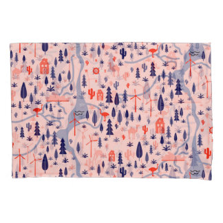 Australian icons, seamless decorative pattern. pillowcase