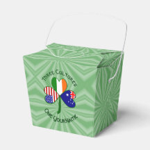 Australian Irish American Shamrock Personalised