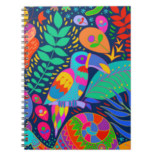 Australian Jungle Parrot Kangaroo Koala Notebook