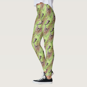 Australian Kangaroo And Emu, Leggings