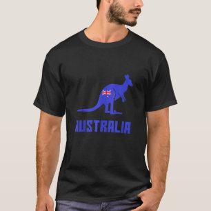 Australian Kangaroo Australia Flag Tourists Idea T-Shirt
