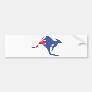 australian kangaroo bumper sticker