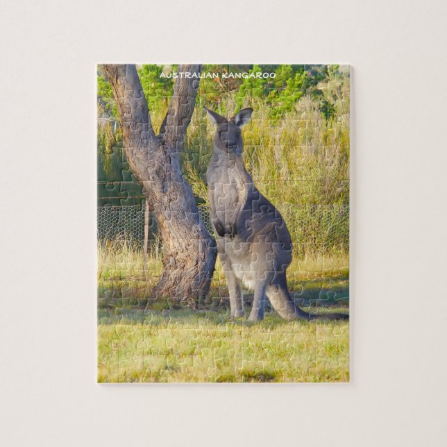 Australian Kangaroo Jigsaw Puzzle (Vertical)