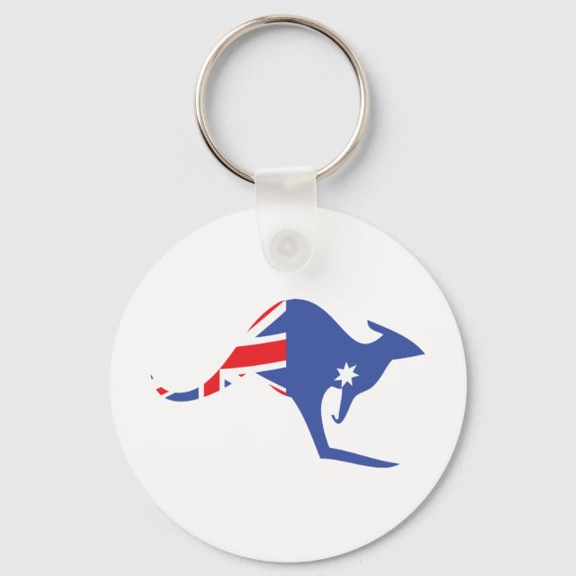 australian kangaroo key ring (Front)
