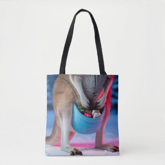 Australian Kangaroo Pouch Christmas Holiday Gifts Tote Bag