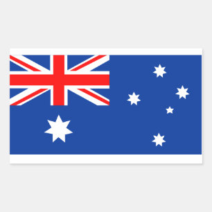 Australian Kangaroo Rectangular Sticker