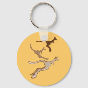 Australian kangaroos key ring