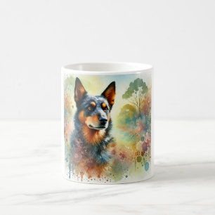 Australian kelpie 141024AREF150 - Watercolor Coffee Mug