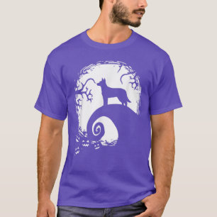 Australian Kelpie And Moon Halloween T-Shirt