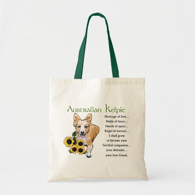 Australian Kelpie Art Gifts Tote Bag (Front)