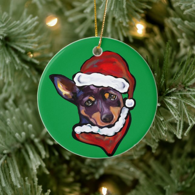 AUSTRALIAN KELPIE CERAMIC ORNAMENT (Tree)