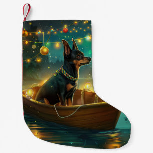 Australian Kelpie Christmas Festive Voyage Small Christmas Stocking