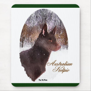 Australian Kelpie Christmas Gifts Mouse Pad
