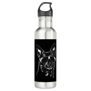 Australian Kelpie cool dog sunglasses Classic T-Sh 710 Ml Water Bottle