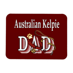 Australian Kelpie Dad Magnet