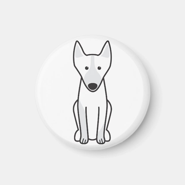 Australian Kelpie Dog Cartoon Magnet (Front)
