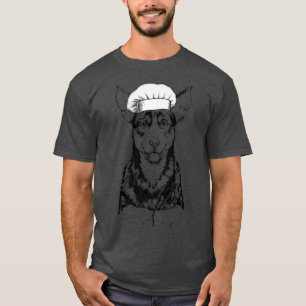 Australian Kelpie Dog Cook Chef Funny Cooking T-Shirt