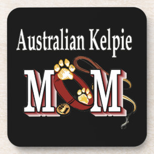 Australian Kelpie Dog MOM Coaster